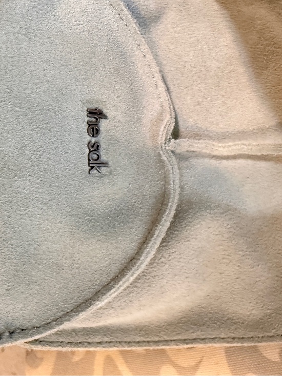 the Sak Suede Shoulder Bag in Sage Green with Adjustable Strap main image 2